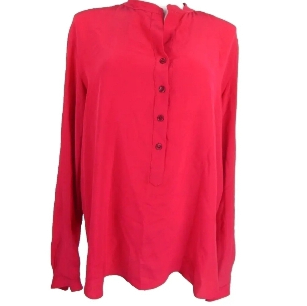 Stella Mccartney Silk Popover Blouse